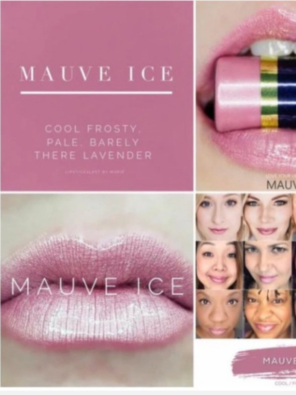 LipSense Lip Stain – Long Lasting Smudge-Proof Color Mauve Frost